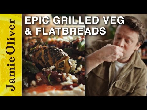 VIDEO: Epic Grilled Veg & Flatbreads | Jamie’s Air-Fryer Meals, with Tefal | Channel 4, Mondays, 8pm (Jamie Oliver Youtube)