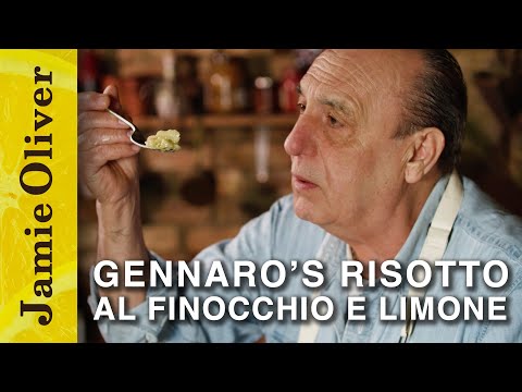 VIDEO: Gennaro’s Lemon and Fennel Risotto | Risotto al Finocchio e Limone (Jamie Oliver Youtube)