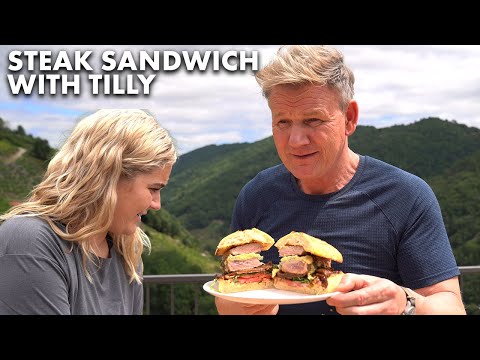 VIDEO: Gordon Ramsay Makes a Steak Sandwich in Spain with Tilly Ramsay (Gordon Ramsay Youtube)