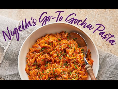 VIDEO: Nigella’s Go-To Gochu Pasta | Ocado (Nigella Lawson Youtube)